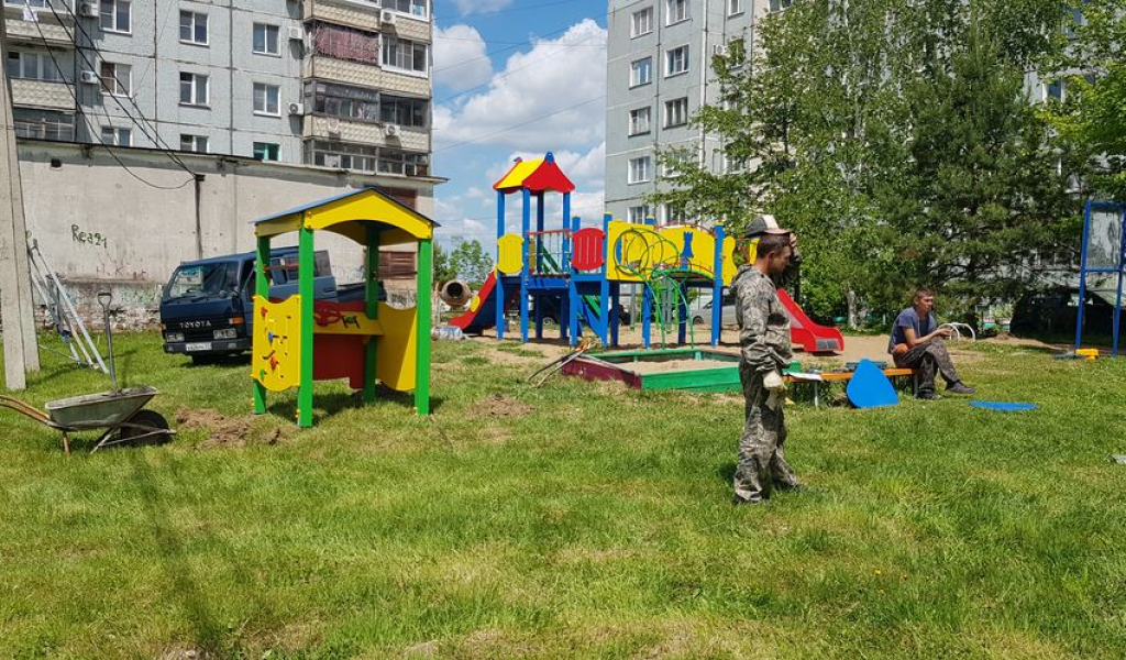 Началась реализация проектов "Безопасность наше кредо" и "Уголок детства» ТОС "Солнечные"