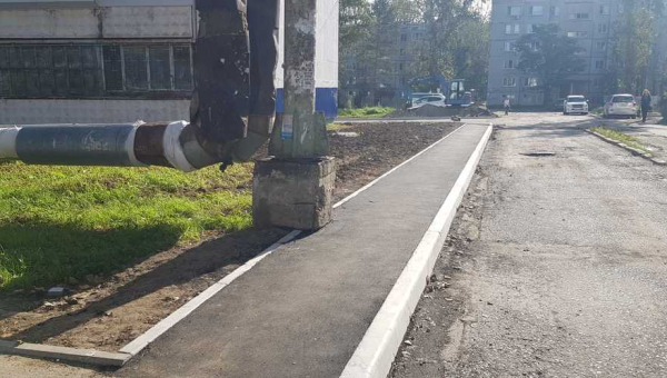 Завершены работы по проекту "Тротуар наш тротуар" ТОС "Активные граждане"