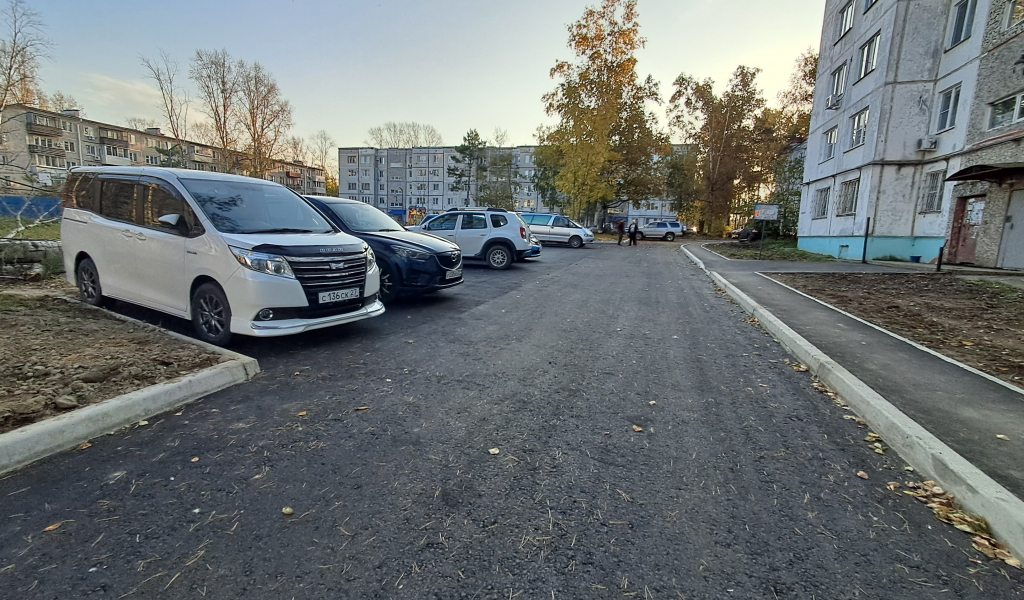 Завершена реализация проекта "Широкая парковка во дворе" ТОС "Перспектива"