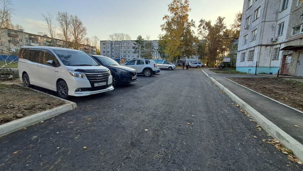 Завершена реализация проекта "Широкая парковка во дворе" ТОС "Перспектива"
