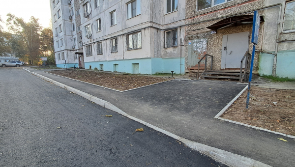 Завершена реализация проекта "Тротуарная дорожка и лотки во дворе" ТОС "Перспектива"